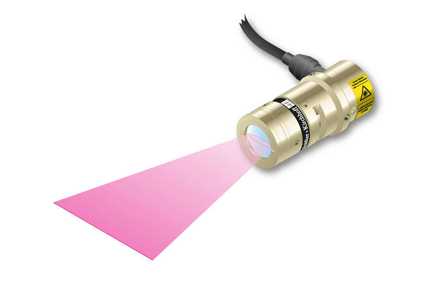 Laser Line Generators with fan angle and uniform intensity distribution