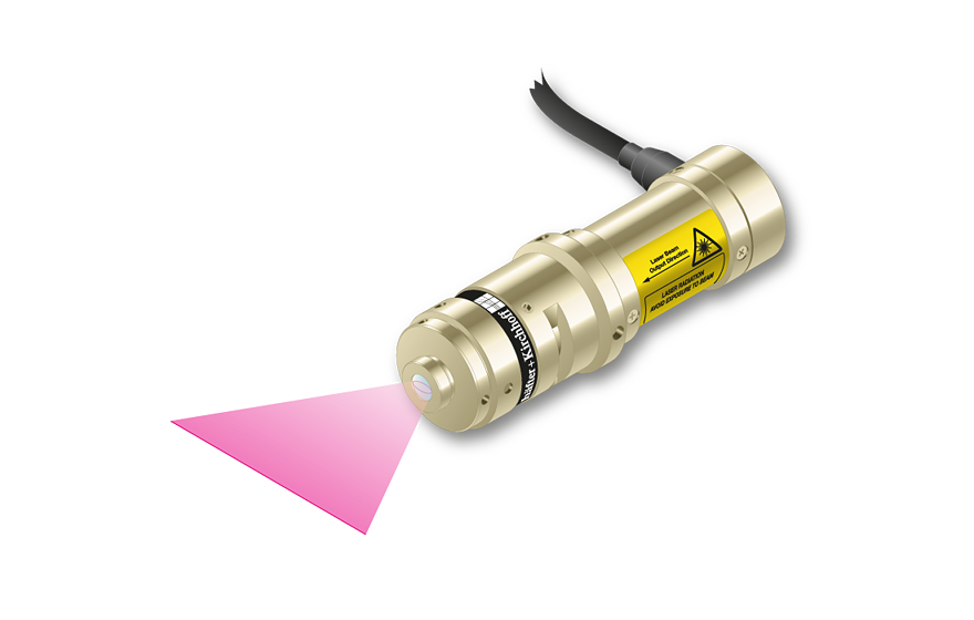Lown noise Laser Line Generators series LNC with fan angle and Gaussian